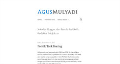 Desktop Screenshot of agusmulyadi.com