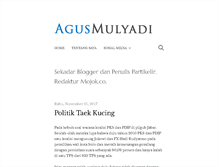 Tablet Screenshot of agusmulyadi.com